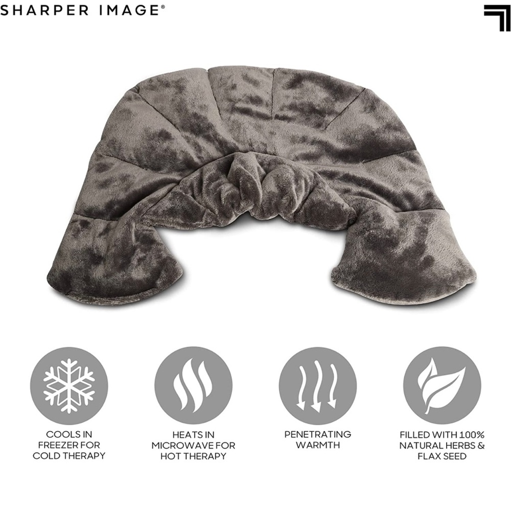 Warm & Cooling Herbal Aromatherapy Neck & Shoulder Plush Wrap Pad
